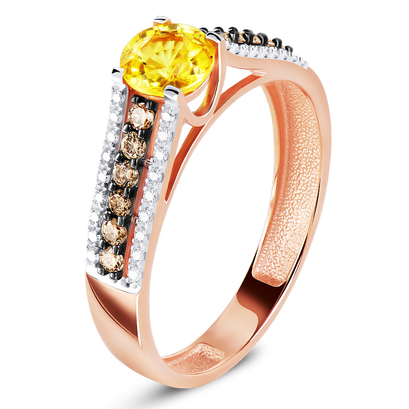 Кольцо, золото, сапфир, 043-11150